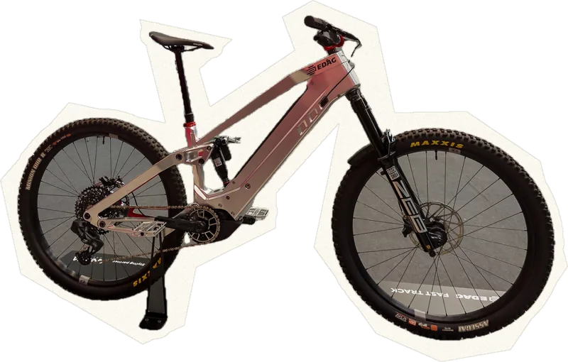 Long-travel full-suspension e-mountain bike