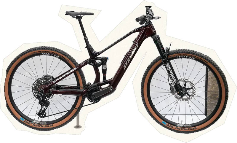 Stevens E-Maverick full-suspension mountain bike